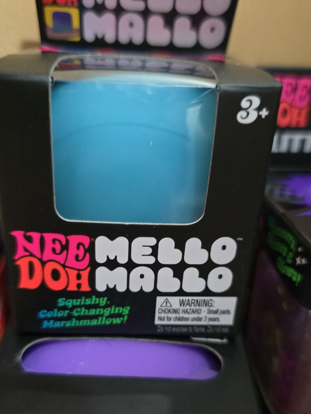 NeeDoh Mello Mallo Color-Changing Marshmallow - Blue